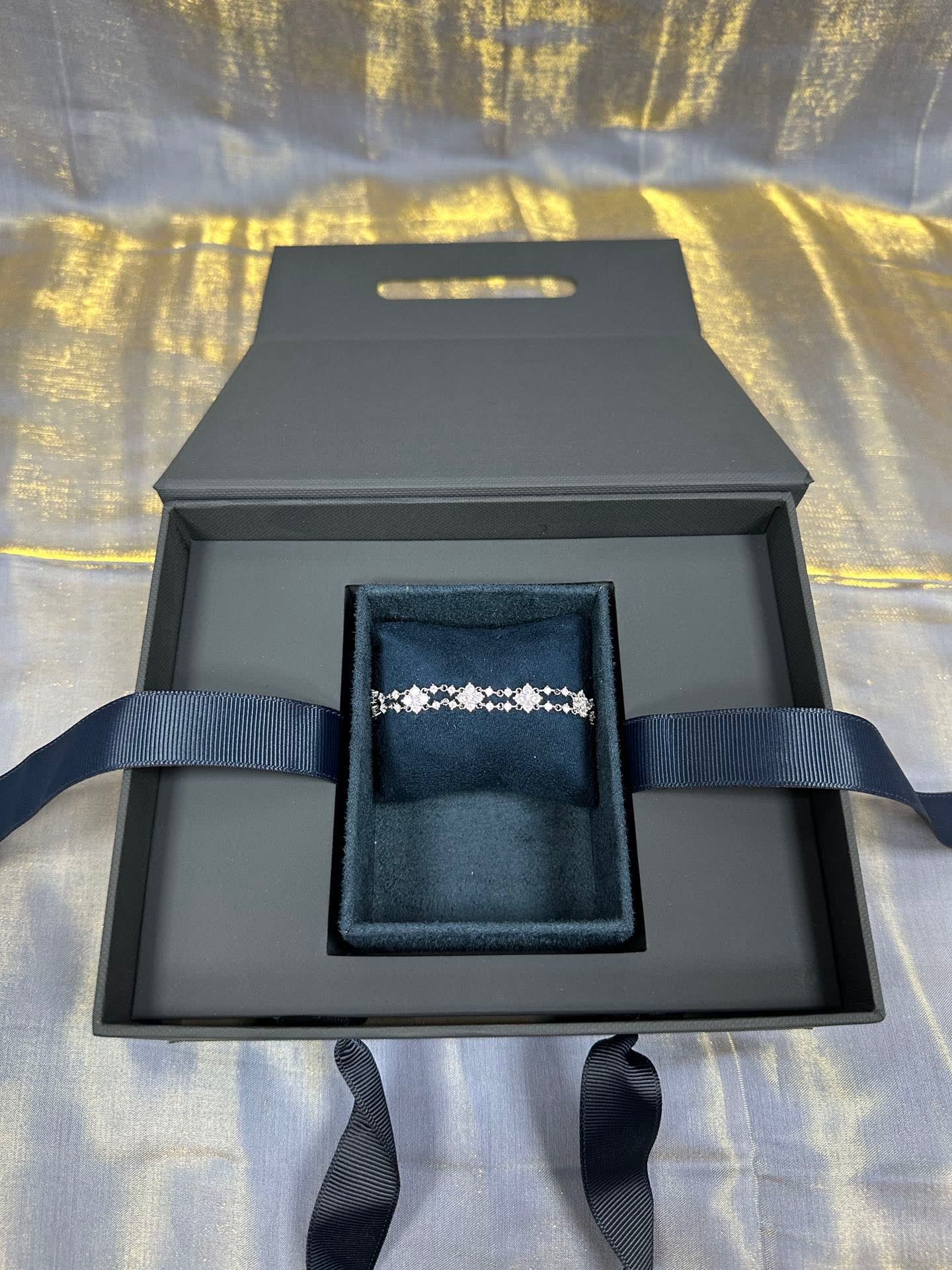 APM Monaco Double Row Diamond Bracelet
